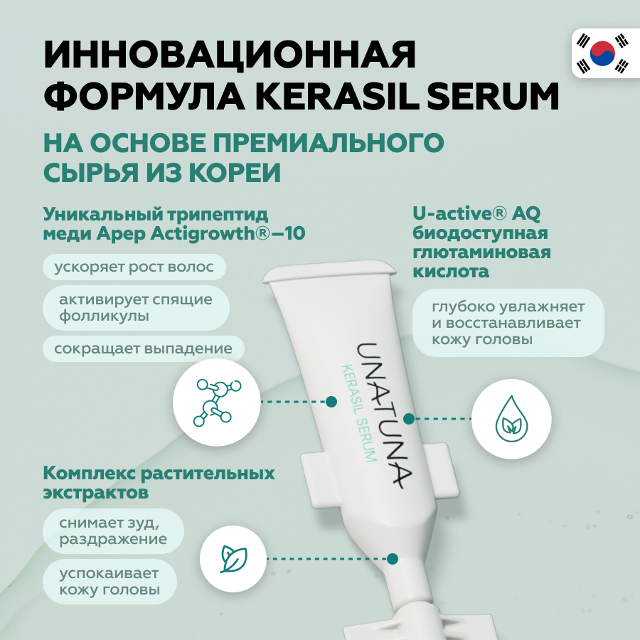 Сыворотка для восстановления волос UNATUNA